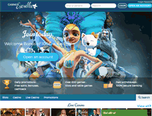 Tablet Screenshot of casinoestrella.com